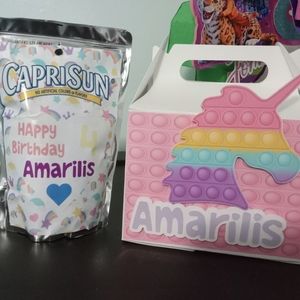 Personalized candy box